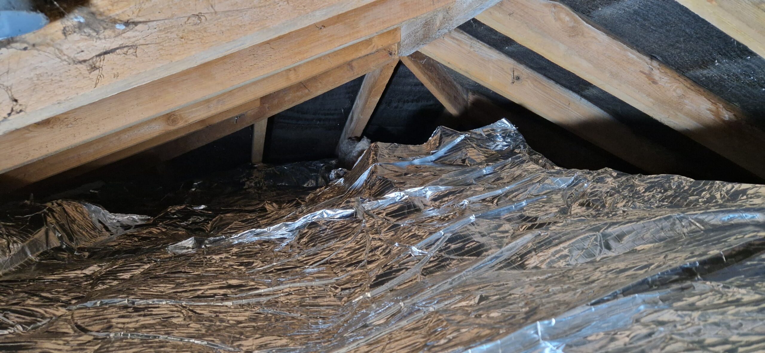 Foil Insulation Installed